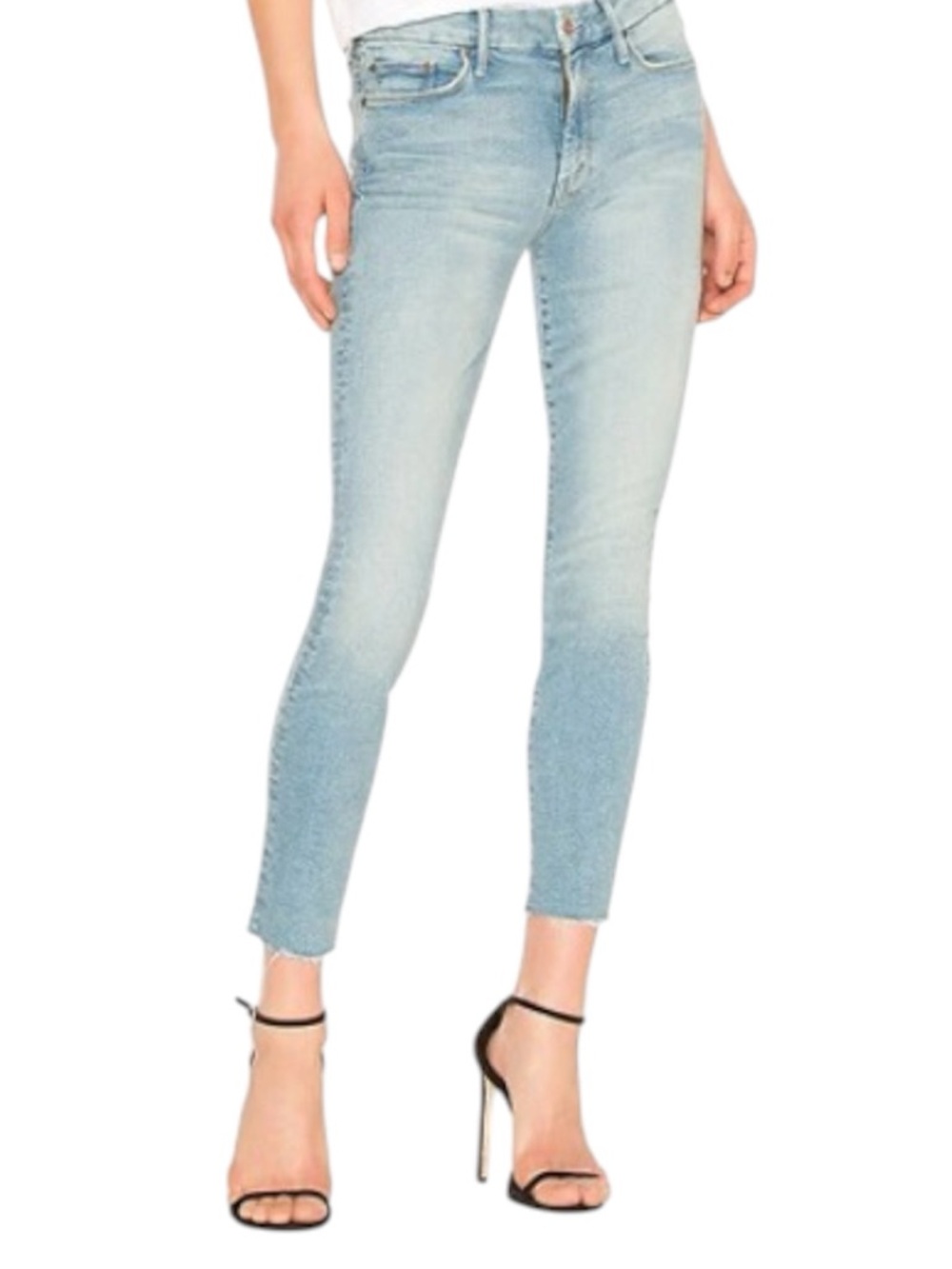 MOTHER The Looker Ankle Fray in "Ready To Roll" Jeans Sz 27👖💙✨